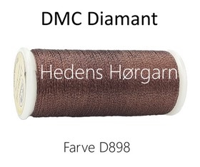 DMC Diamant farve D898 brun